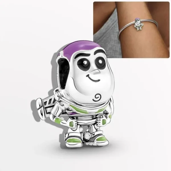 Charm Plata Buzz Lightyear Toy Story Disney Pandora Gnoce Factory