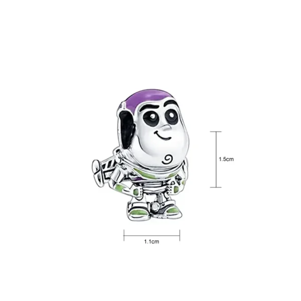 Charm Plata Buzz Lightyear Toy Story Disney Pandora Gnoce Factory