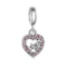 Charm Plata Corazón Rosa De Mamá Pandora Gnoce Factory