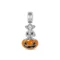 Charm Plata Conejo Calaca Calabaza Halloween Pandora Gnoce Factory