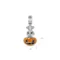 Charm Plata Conejo Calaca Calabaza Halloween Pandora Gnoce Factory