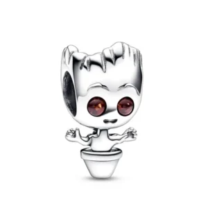 Charm Marvel Groot Bebé Plata Vengadores Avengers Pandora Gnoce Factory